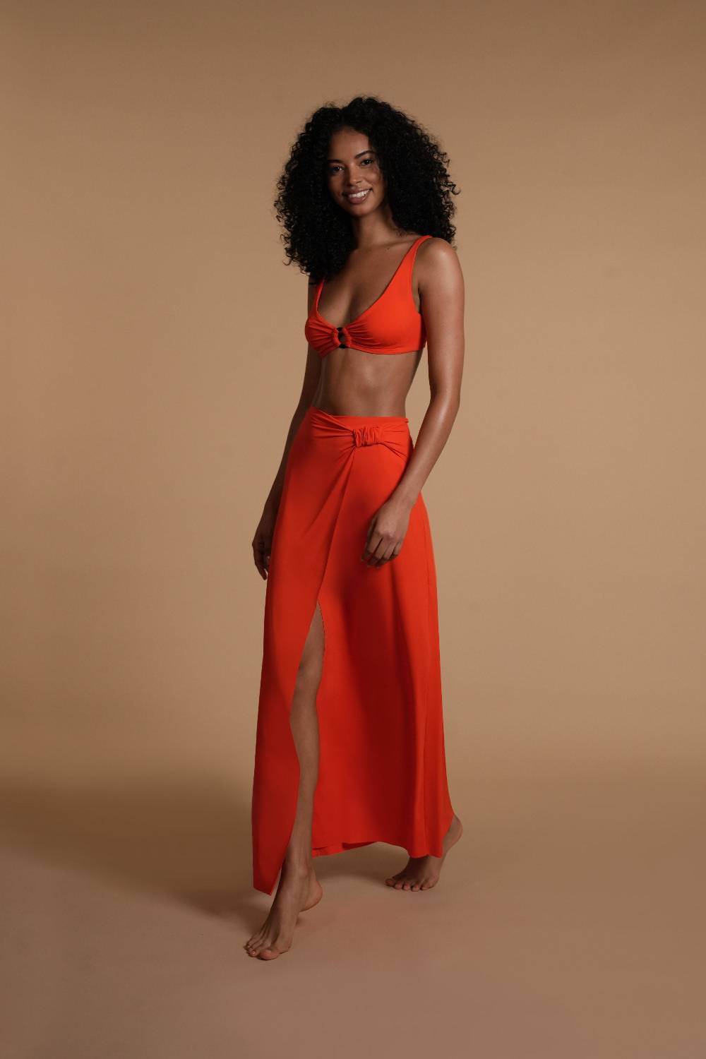 La Petite Robe Di Chiara Boni Knot-ida Rio Skirt