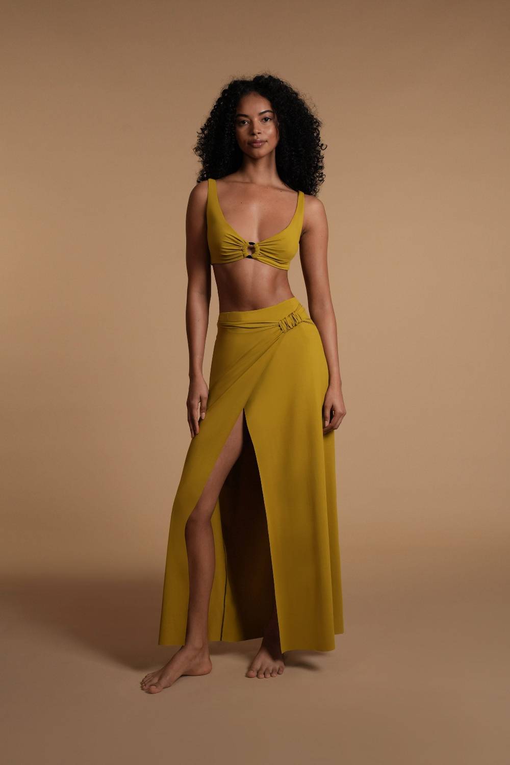 La Petite Robe Di Chiara Boni Knot-ida Rio Skirt