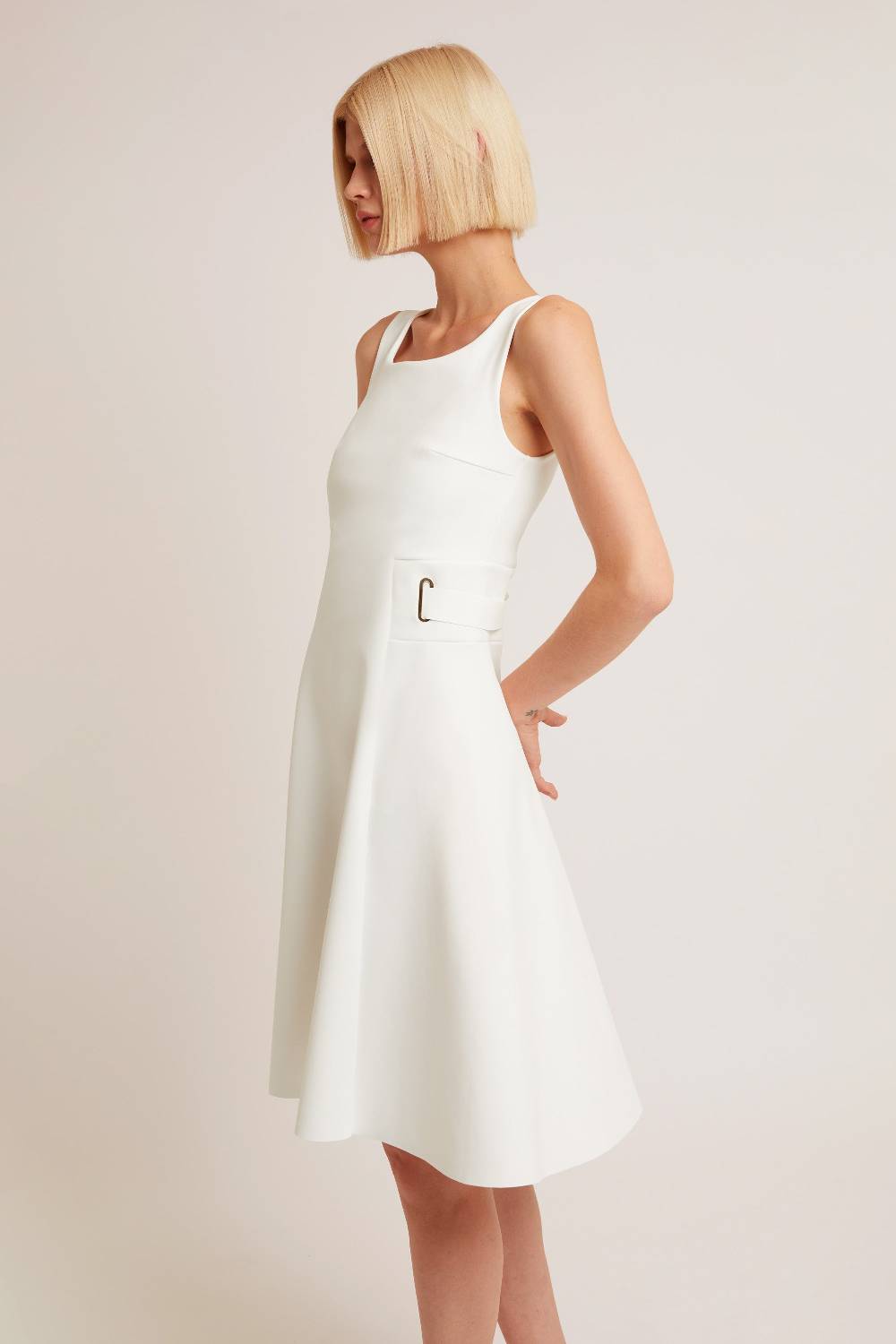 La Petite Robe Di Chiara Boni Macadamia Dress