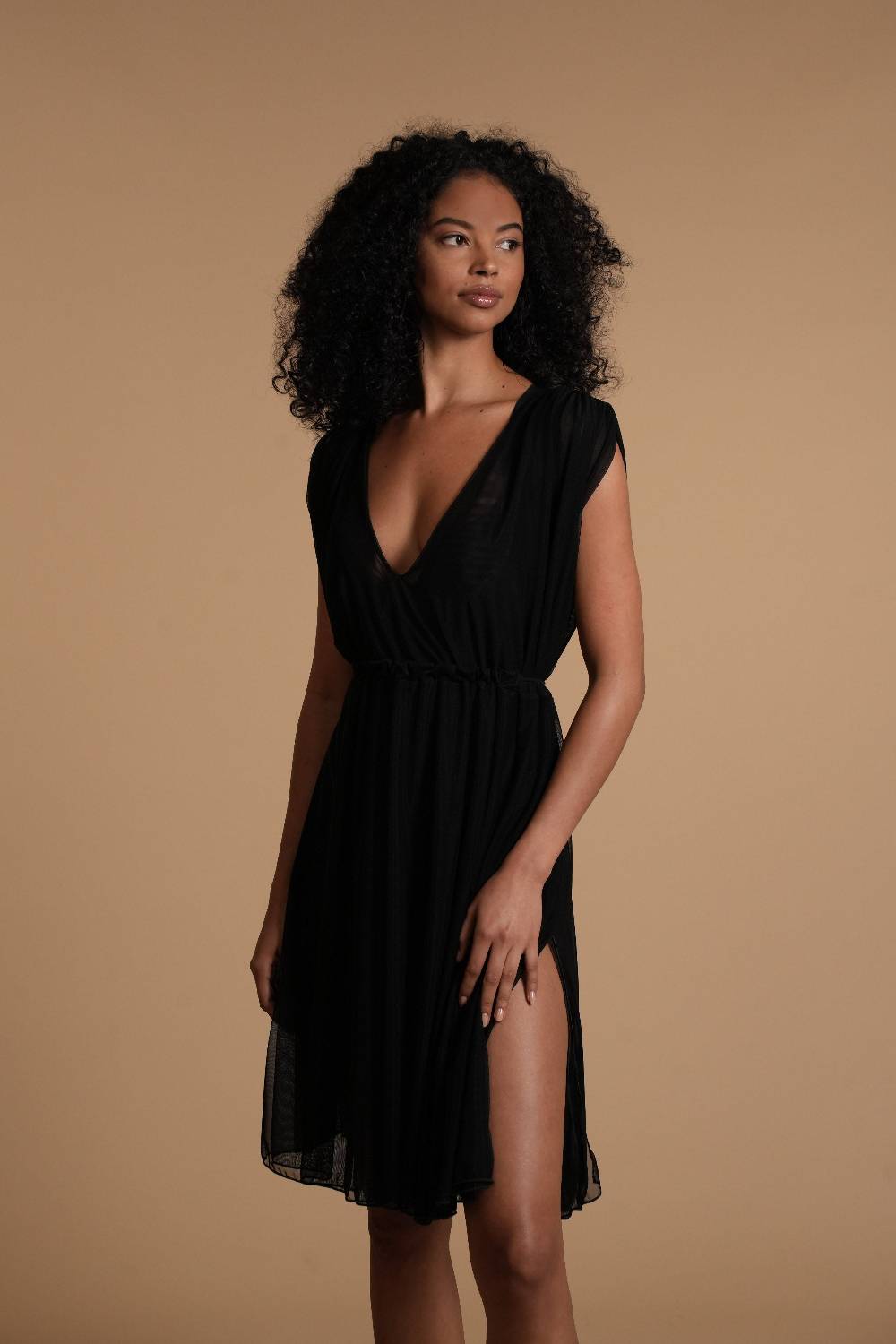 La Petite Robe Di Chiara Boni Mesh-mindy Cover-up