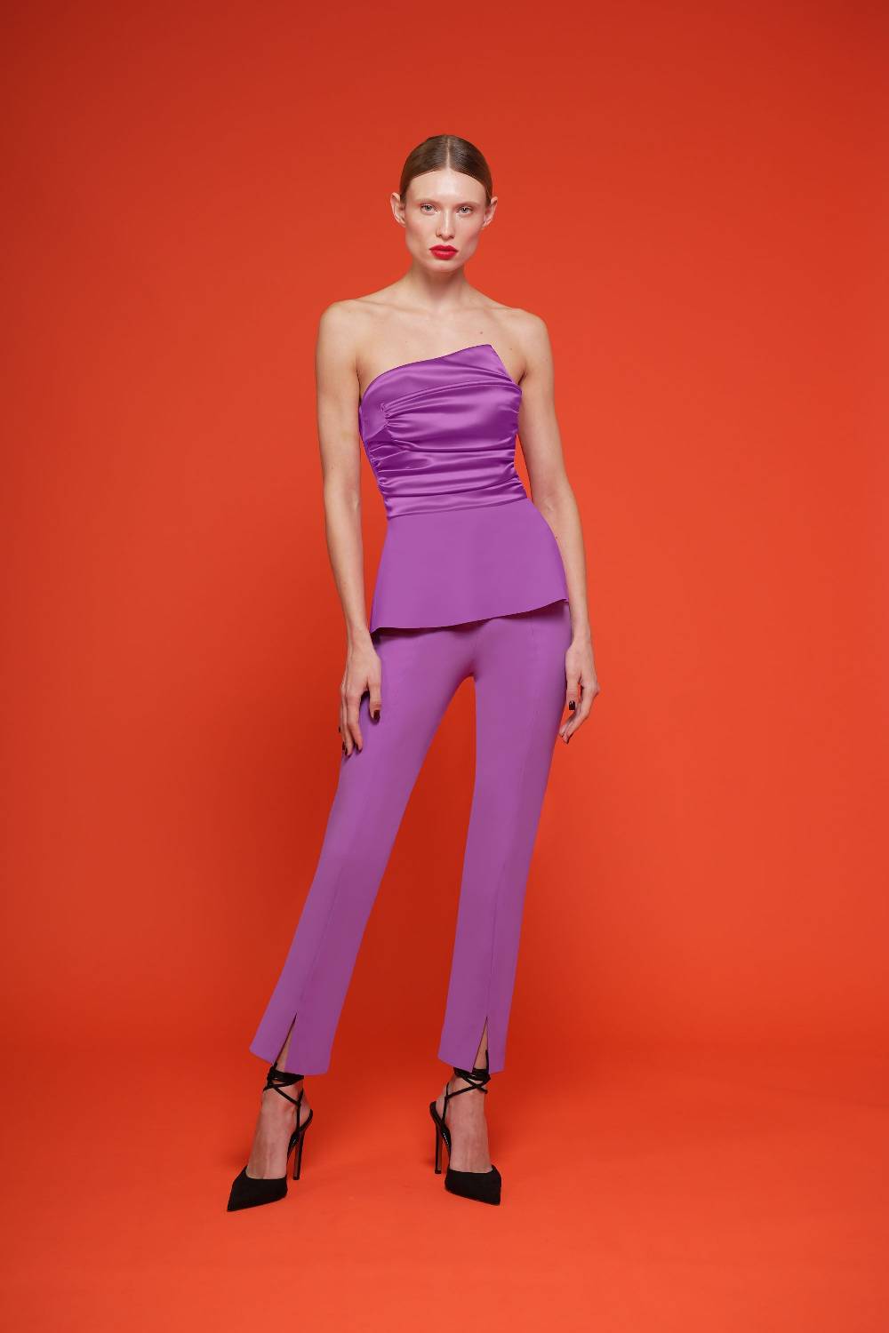 La Petite Robe Di Chiara Boni Perma Satin Top