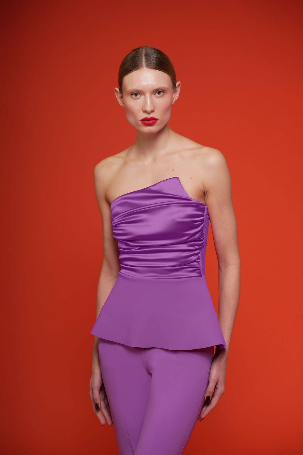 La Petite Robe Di Chiara Boni Perma Satin Top