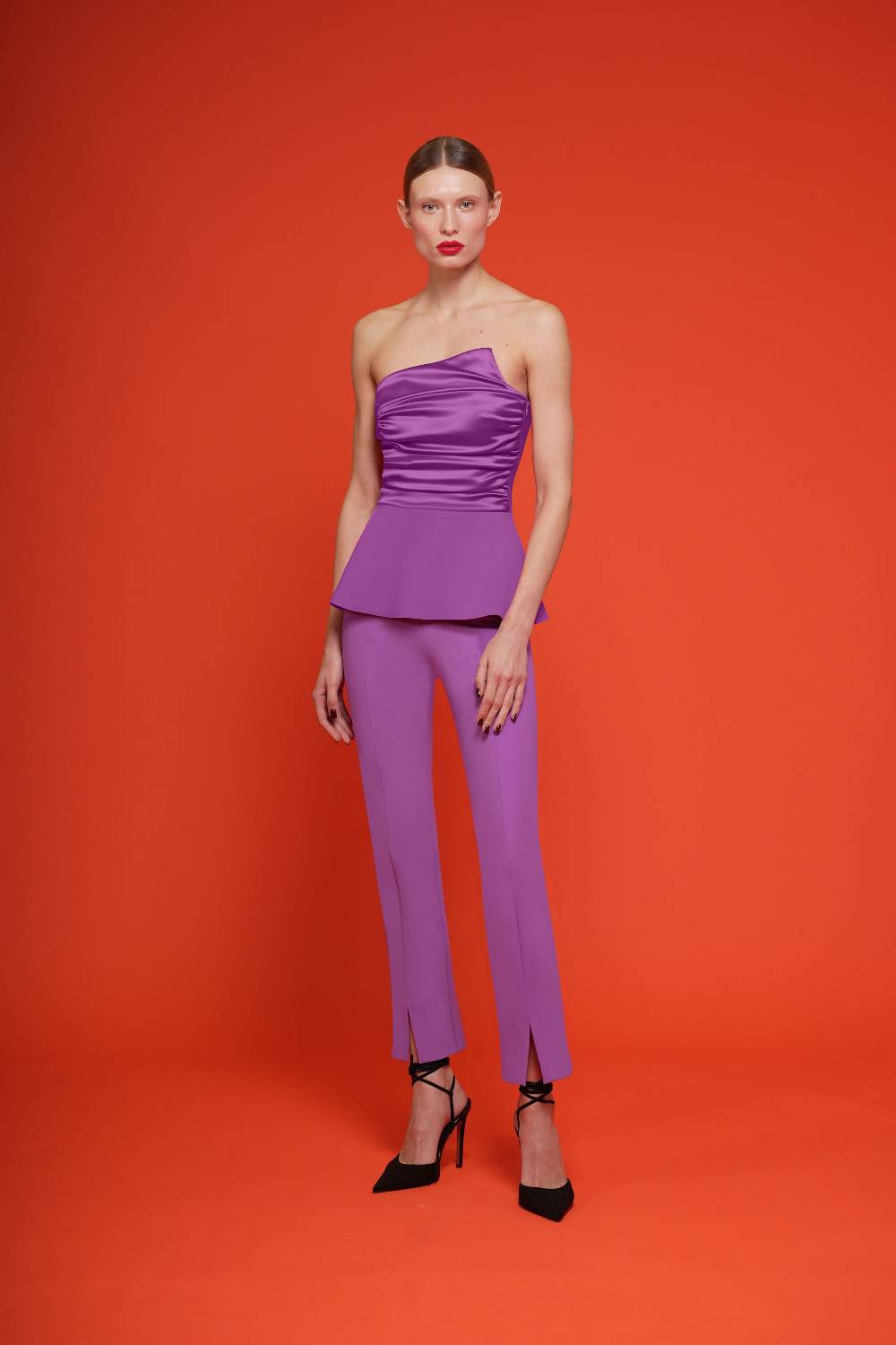 La Petite Robe Di Chiara Boni perma satin top