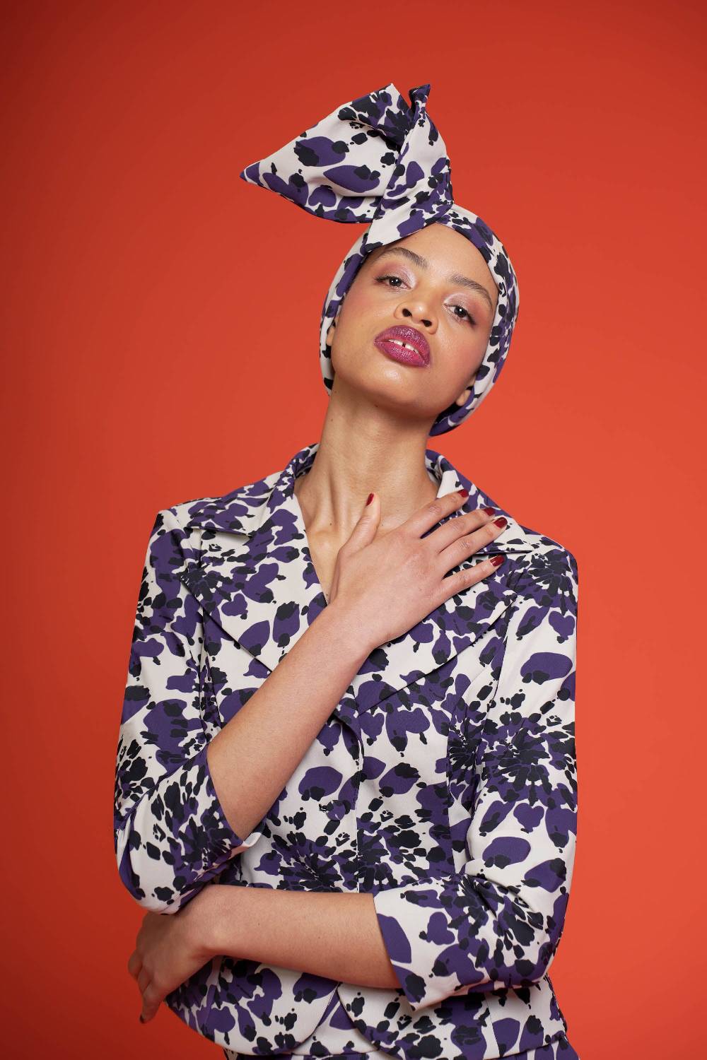 La Petite Robe Di Chiara Boni Printed Turban