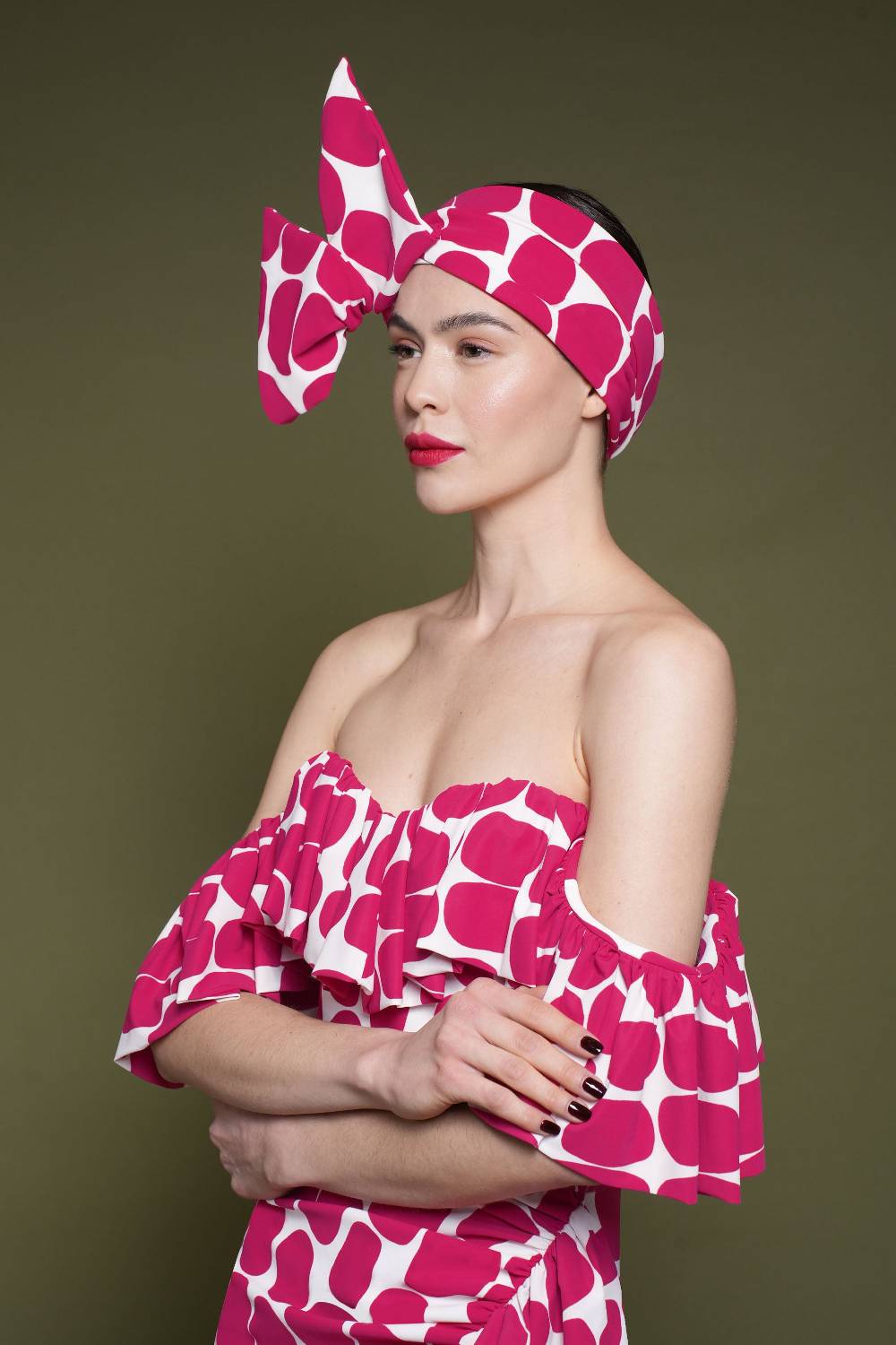 La Petite Robe Di Chiara Boni Printed Turban