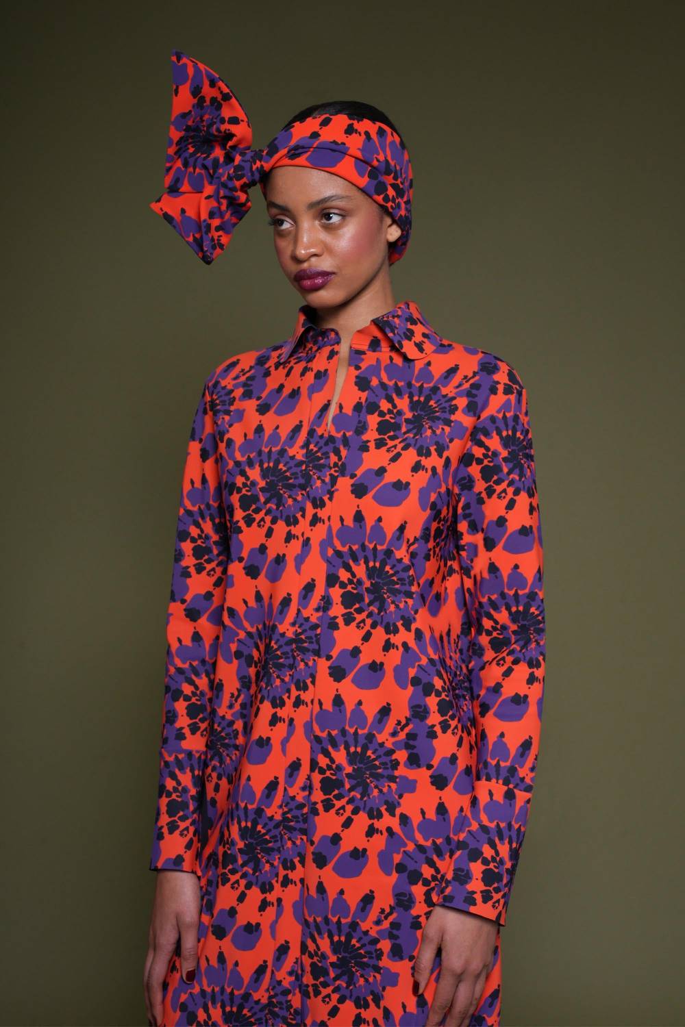 La Petite Robe Di Chiara Boni Printed Turban