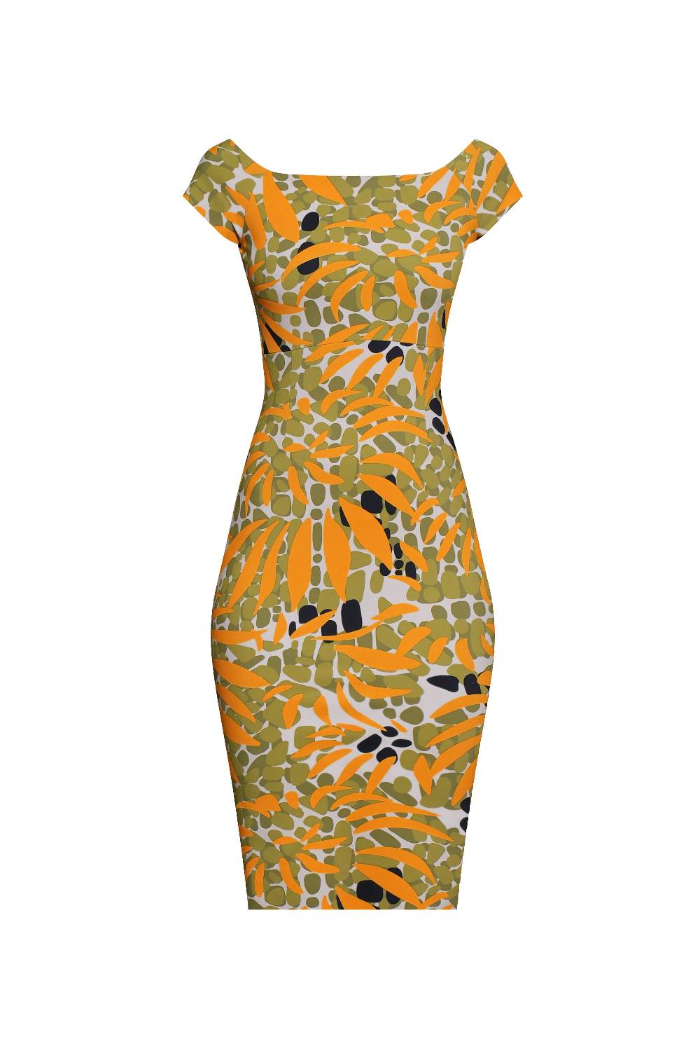 La Petite Robe Di Chiara Boni Toffee Printed Dress
