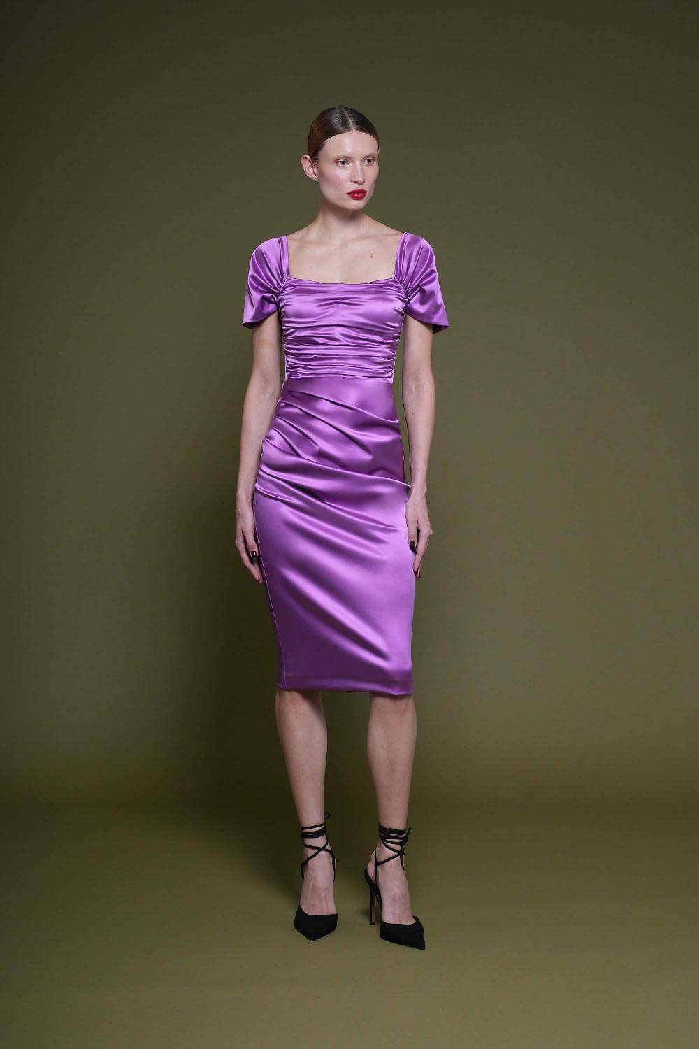 La Petite Robe Di Chiara Boni Yudali Satin Dress