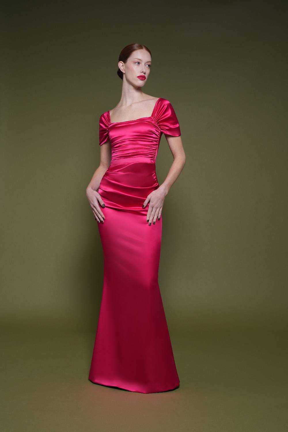 La Petite Robe Di Chiara Boni Yudali Satin Gown