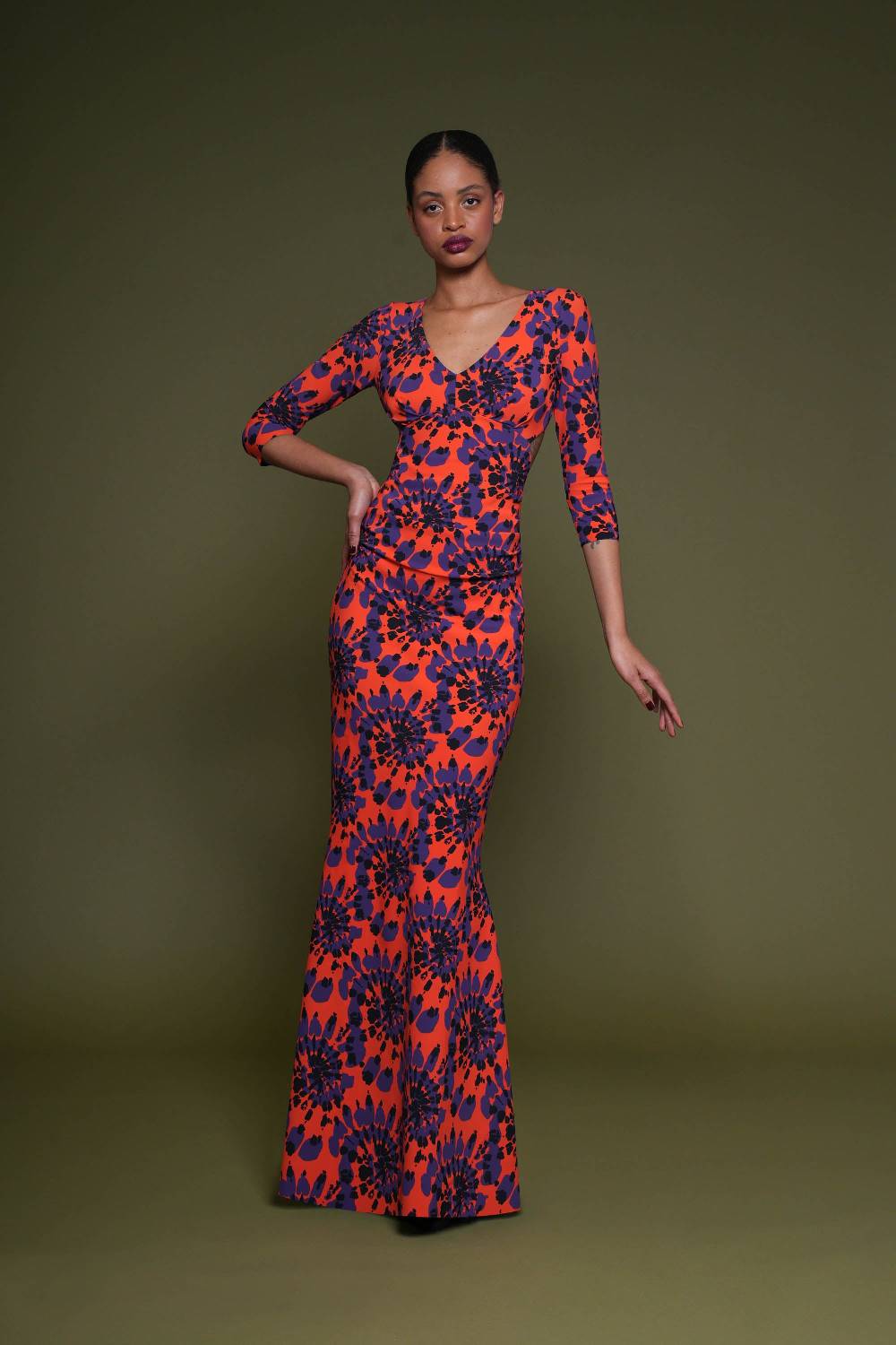 La Petite Robe Di Chiara Boni Zubaida Printed Gown