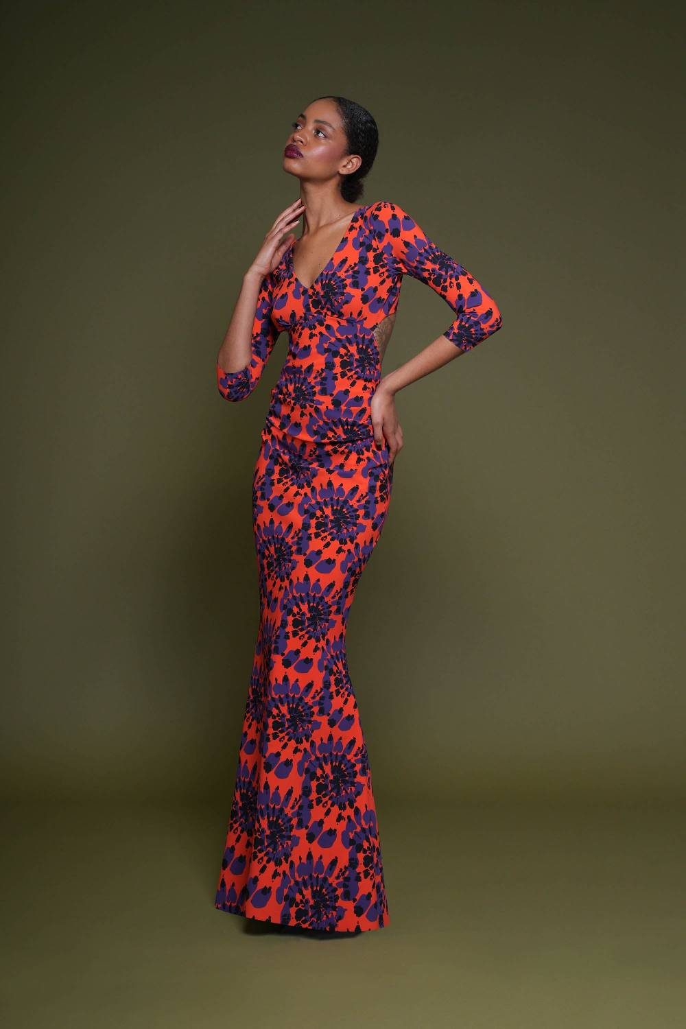 La Petite Robe Di Chiara Boni Zubaida Printed Gown