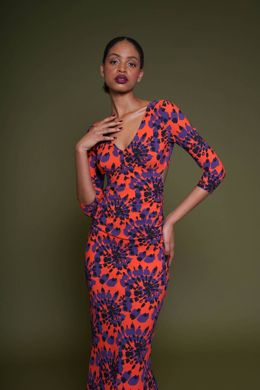 La Petite Robe Di Chiara Boni Zubaida Printed Gown