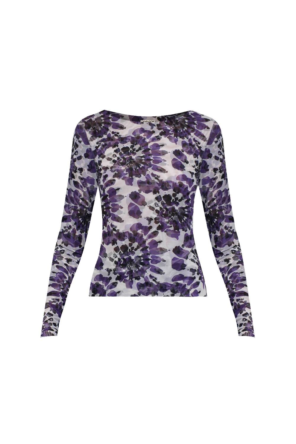 La Petite Robe Di Chiara Boni Lupina Illusion Printed Top