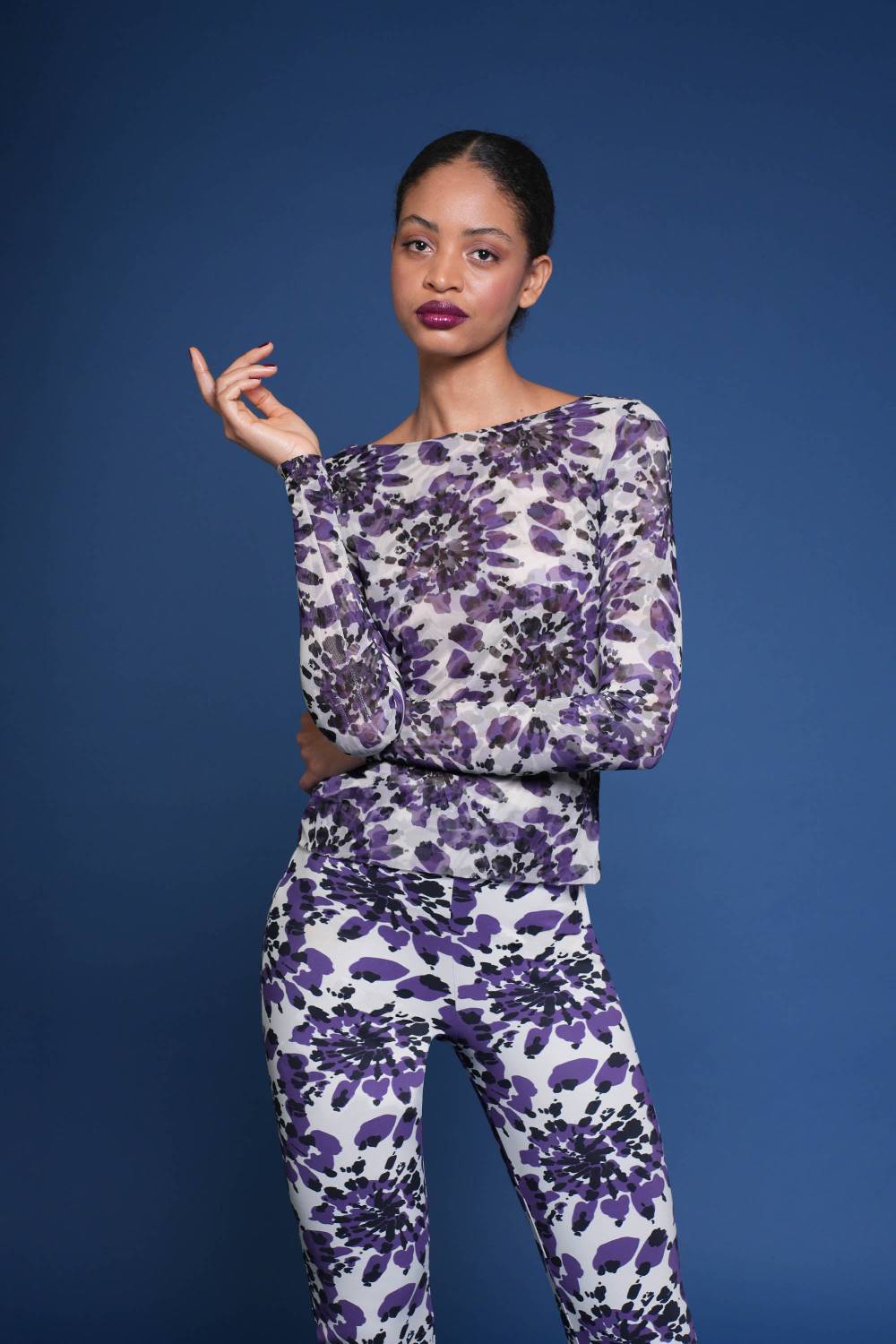 La Petite Robe Di Chiara Boni Lupina Illusion Printed Top