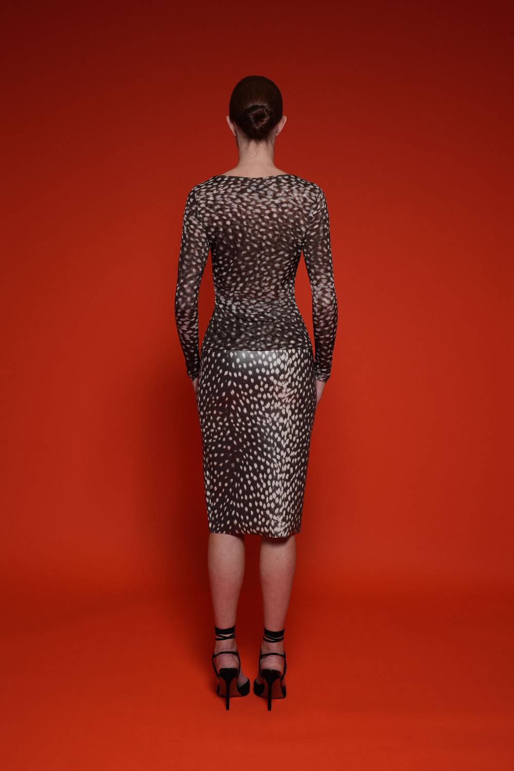 La Petite Robe Di Chiara Boni Lupina Illusion Printed Top