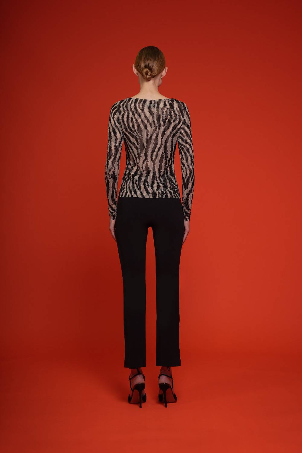 La Petite Robe Di Chiara Boni Lupina Illusion Printed Top