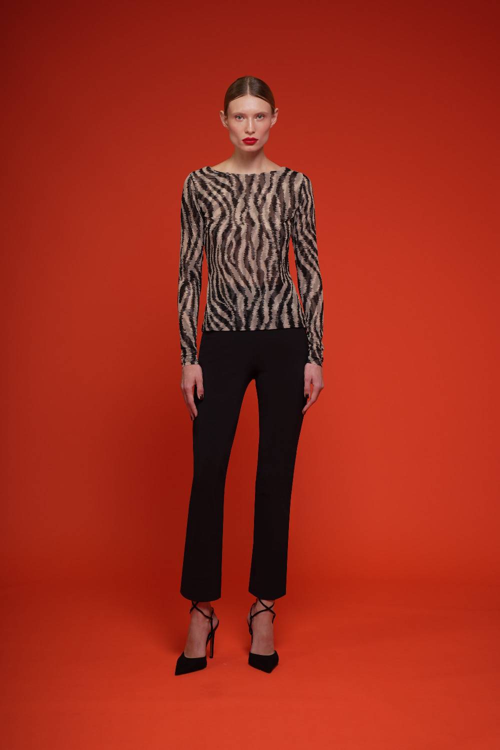 La Petite Robe Di Chiara Boni lupina illusion printed top