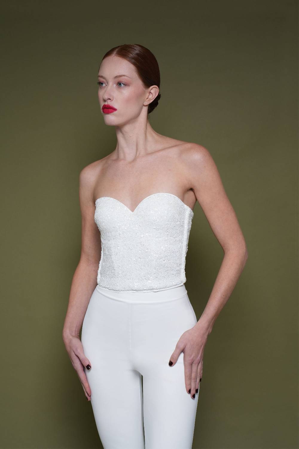 La Petite Robe Di Chiara Boni Mutualia Sequined Top