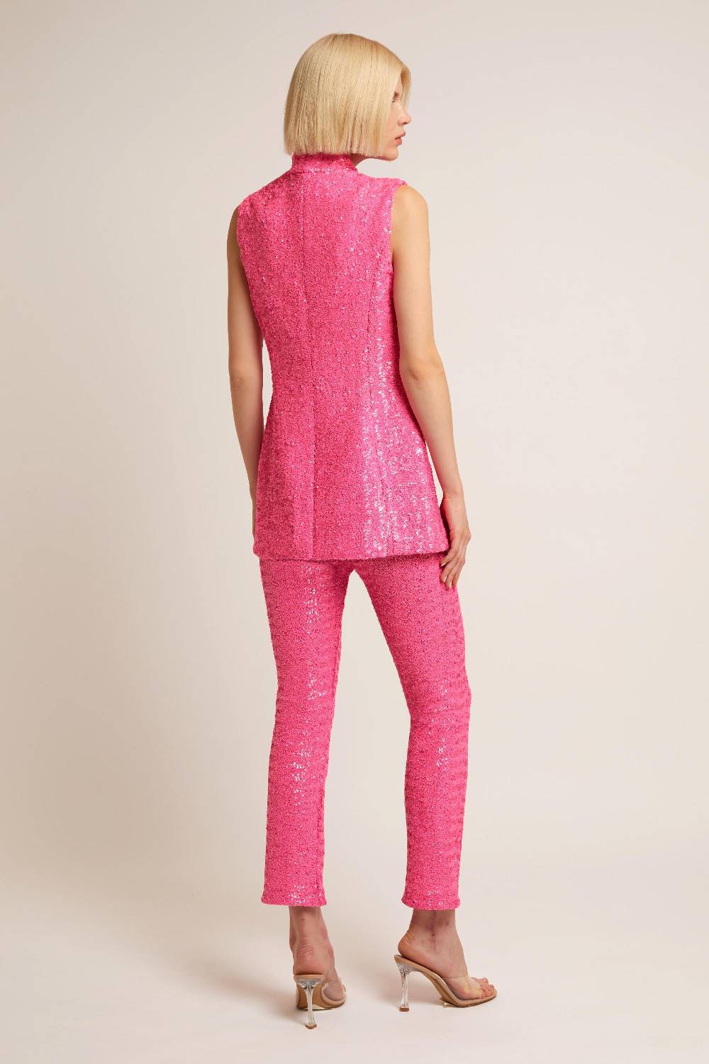 La Petite Robe Di Chiara Boni Orsolya Sequined Vest