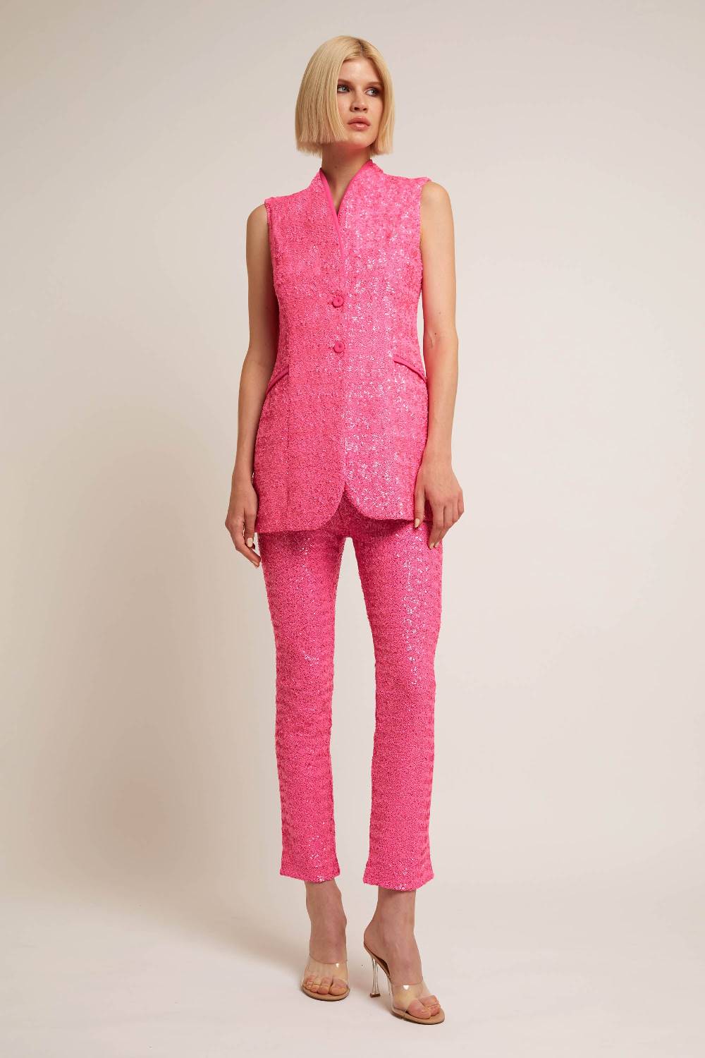 La Petite Robe Di Chiara Boni orsolya sequined vest