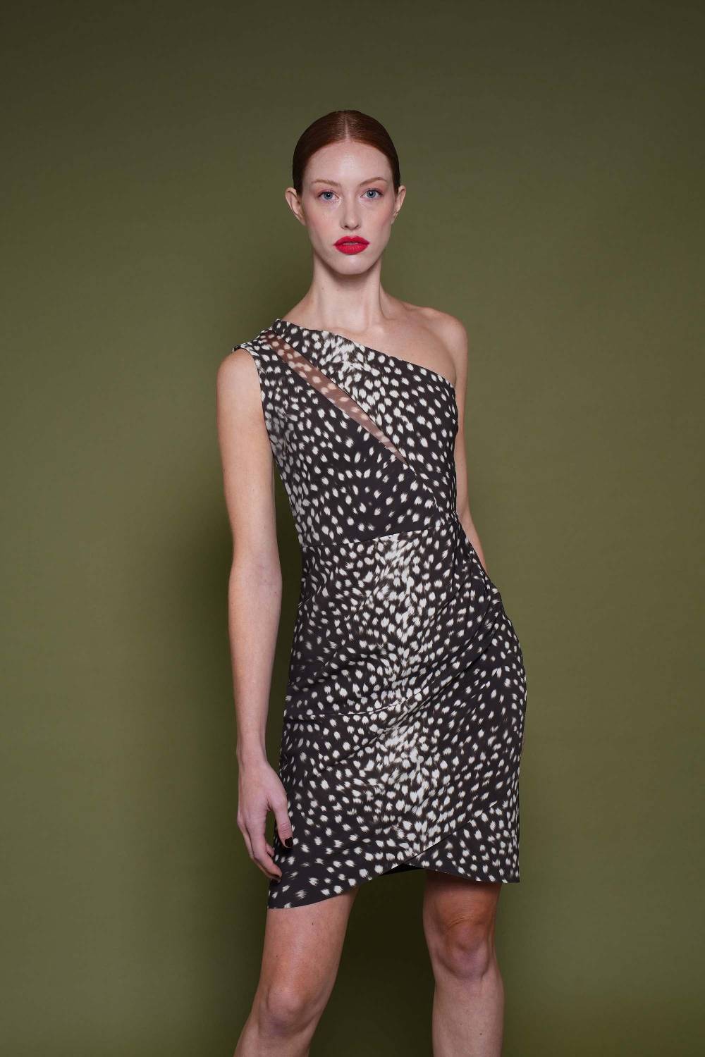 La Petite Robe Di Chiara Boni Thalia Illusion Printed Dress