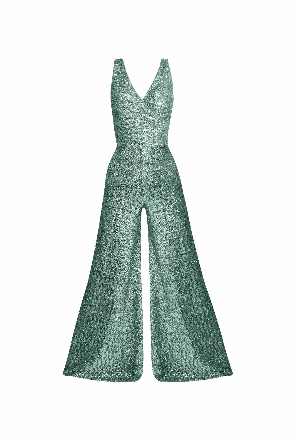 La Petite Robe Di Chiara Boni Trifone Sequine Jumpsuit