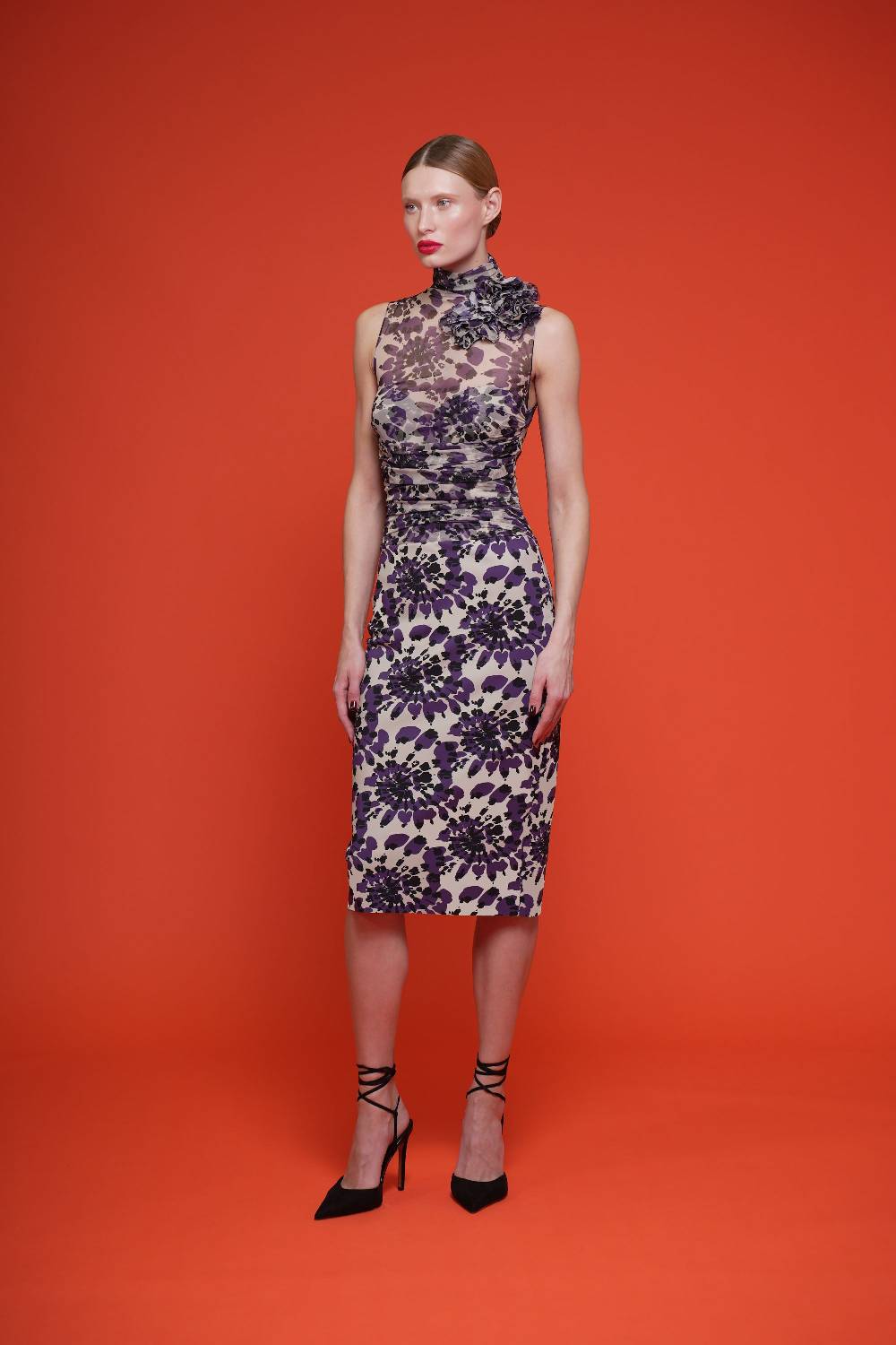 La Petite Robe Di Chiara Boni Vina Illusion Printed Dress