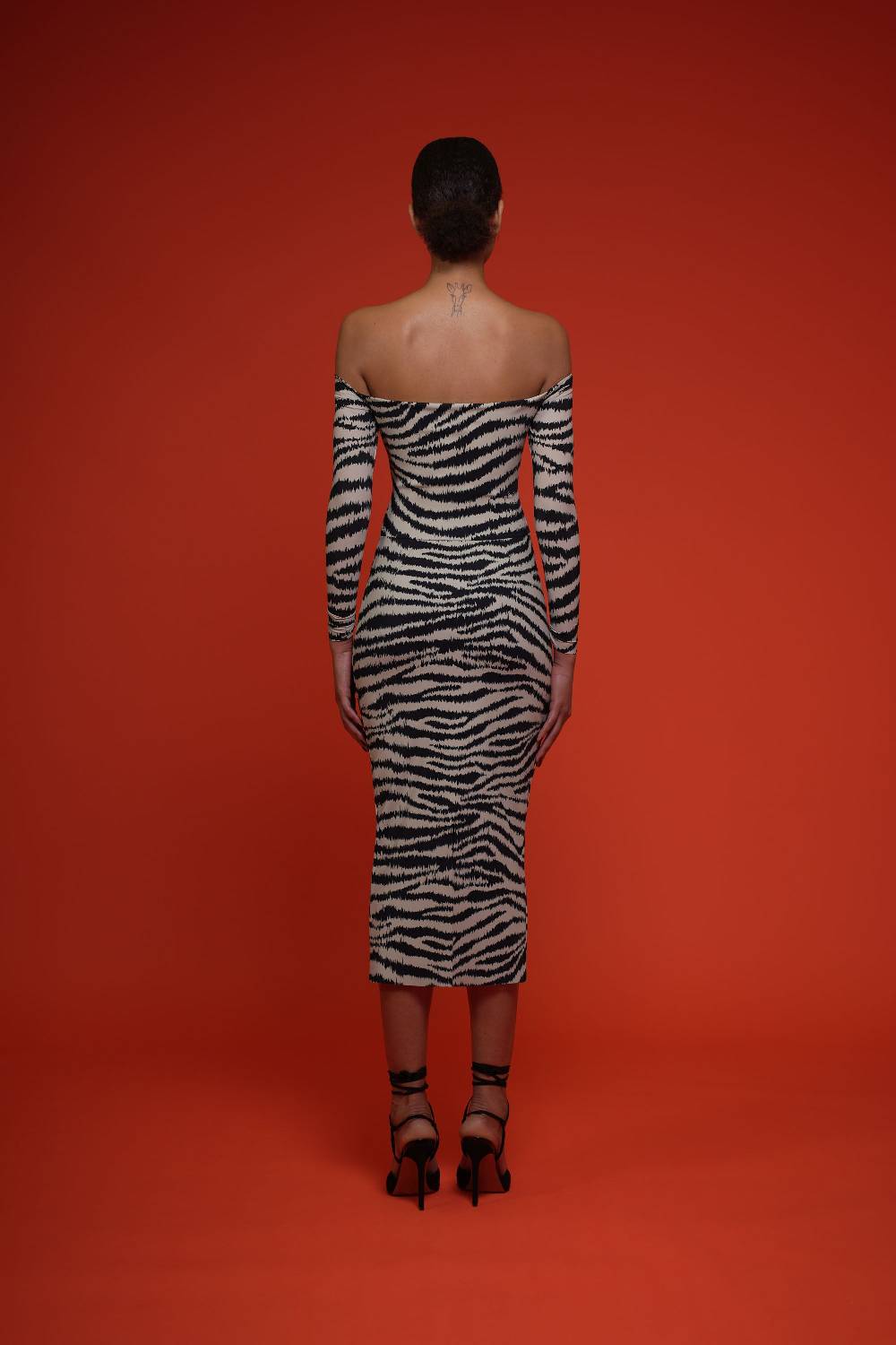 La Petite Robe Di Chiara Boni Yu Printed Midi Dress