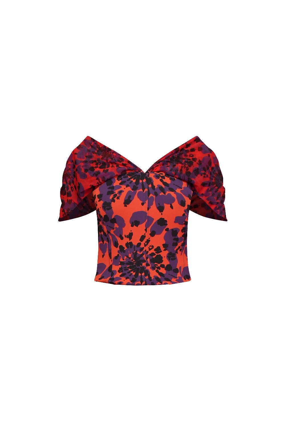 La Petite Robe Di Chiara Boni Zanna Illusion Printed Top