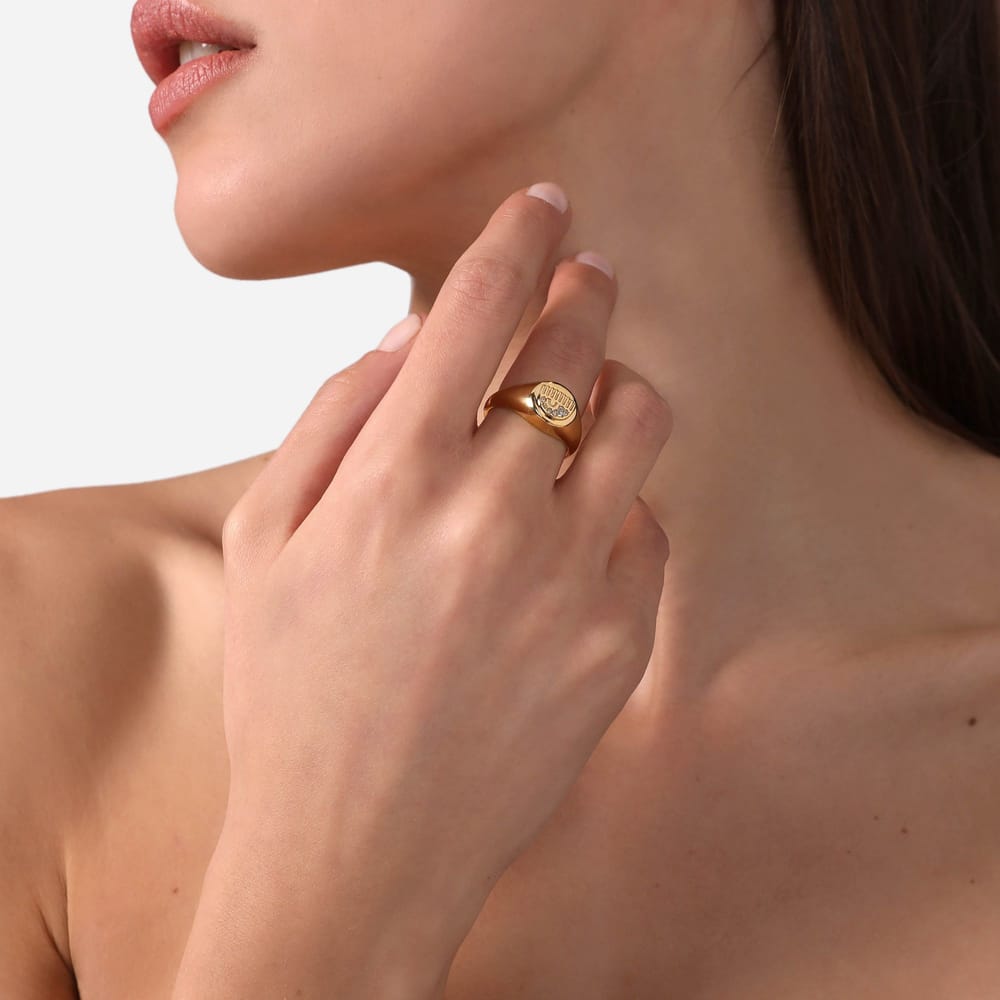 La Petite Story Anello Chiara Ferragni Brand Bossy Chain - J19AUW44012