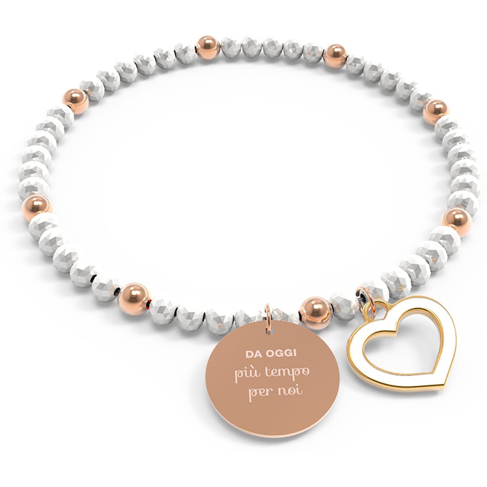 La Petite Story BRACCIALE 10 BUONI PROPOSITI MON AMOUR - BP.B5869/AZ