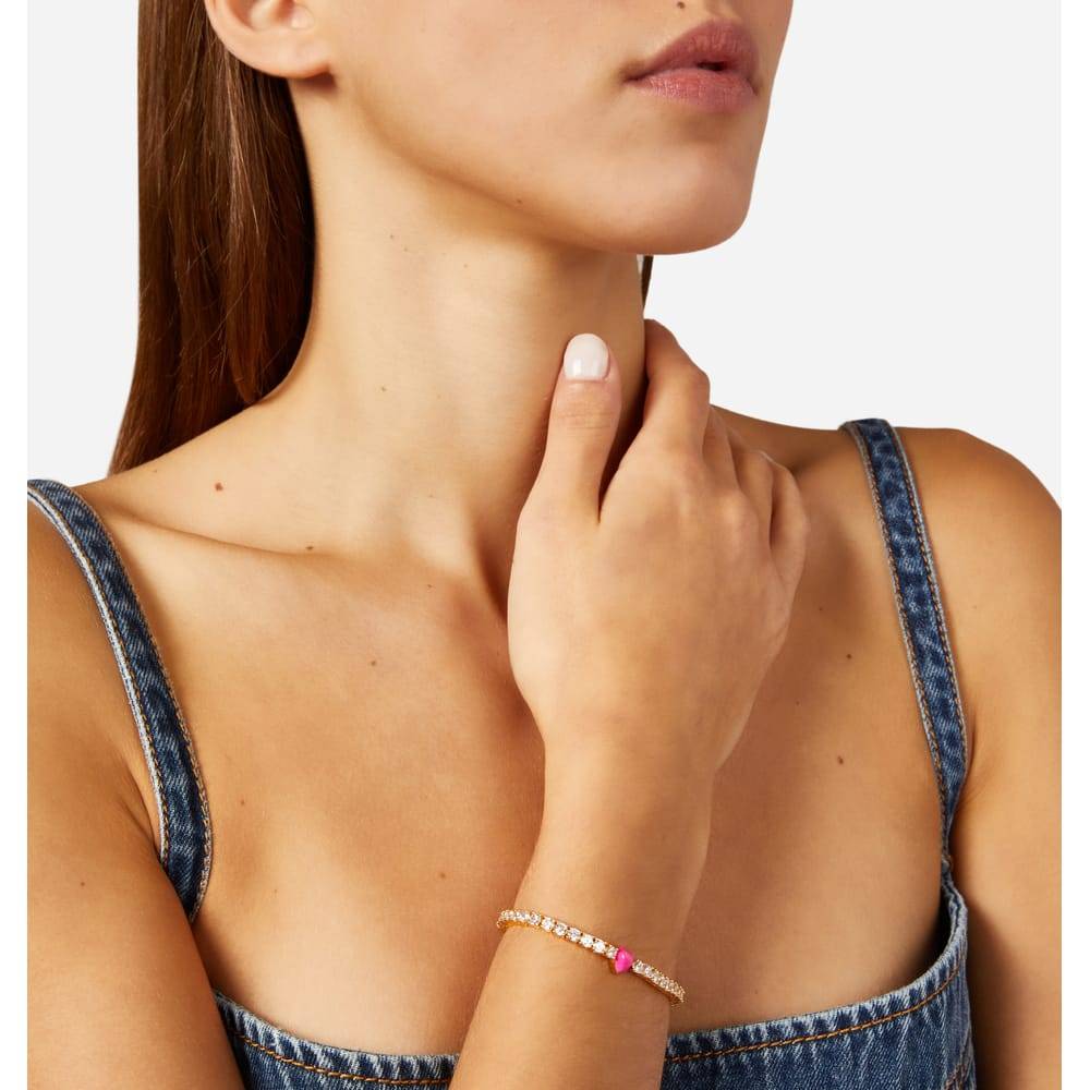 La Petite Story Bracciale Chiara Ferragni Brand Cuoricino Neon - J19AWD08