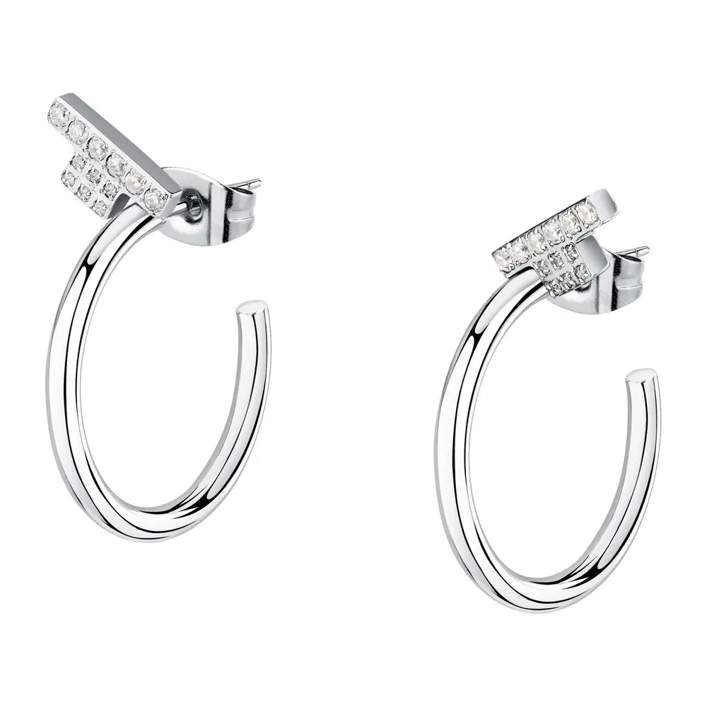 La Petite Story ORECCHINI TRUSSARDI T-LOGO - TJAXC33