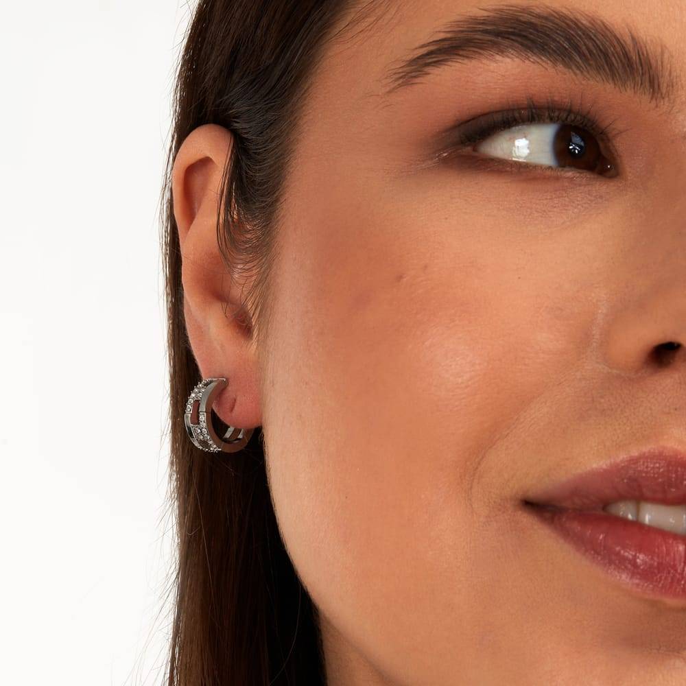 La Petite Story ORECCHINI TRUSSARDI T-LOGO - TJAXC70