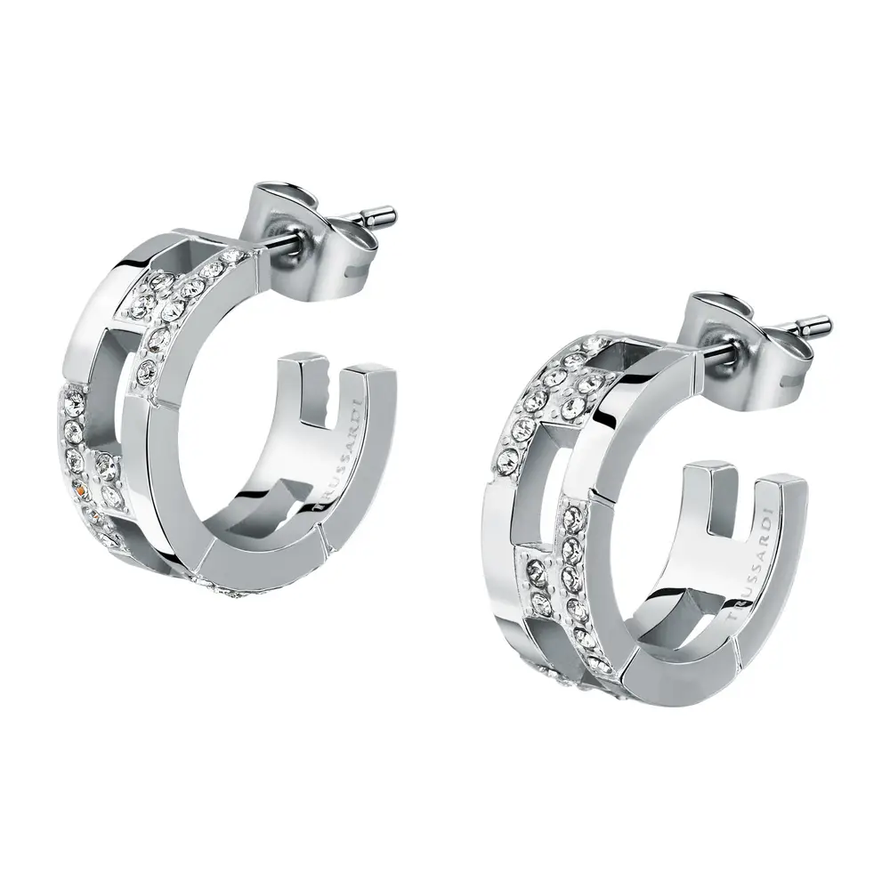 La Petite Story ORECCHINI TRUSSARDI T-LOGO - TJAXC70