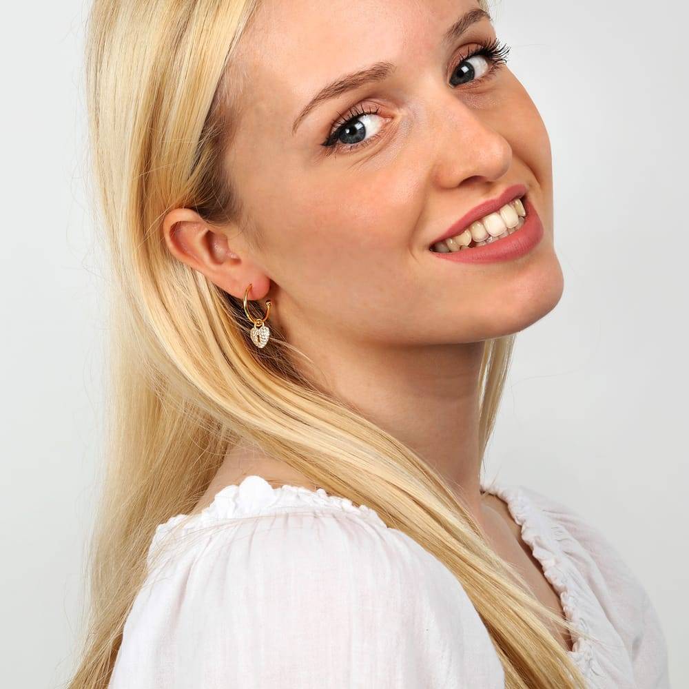 La Petite Story Orecchini A Cerchio - Creole In Argento, ⌀20mm