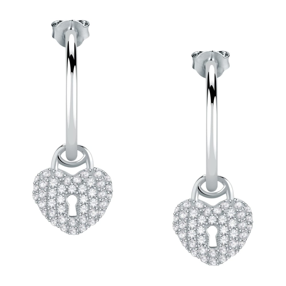 La Petite Story Orecchini A Cerchio - Creole In Argento, ⌀20mm