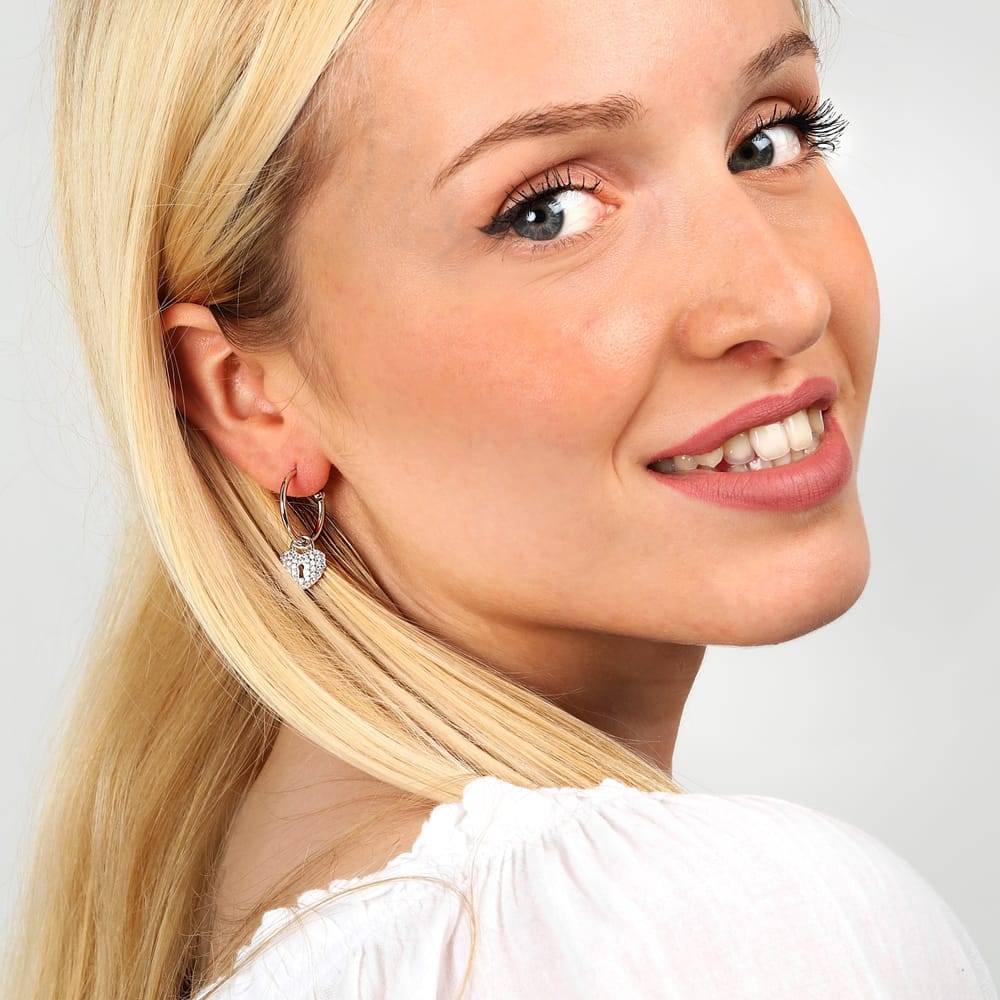 La Petite Story Orecchini A Cerchio - Creole In Argento, ⌀20mm