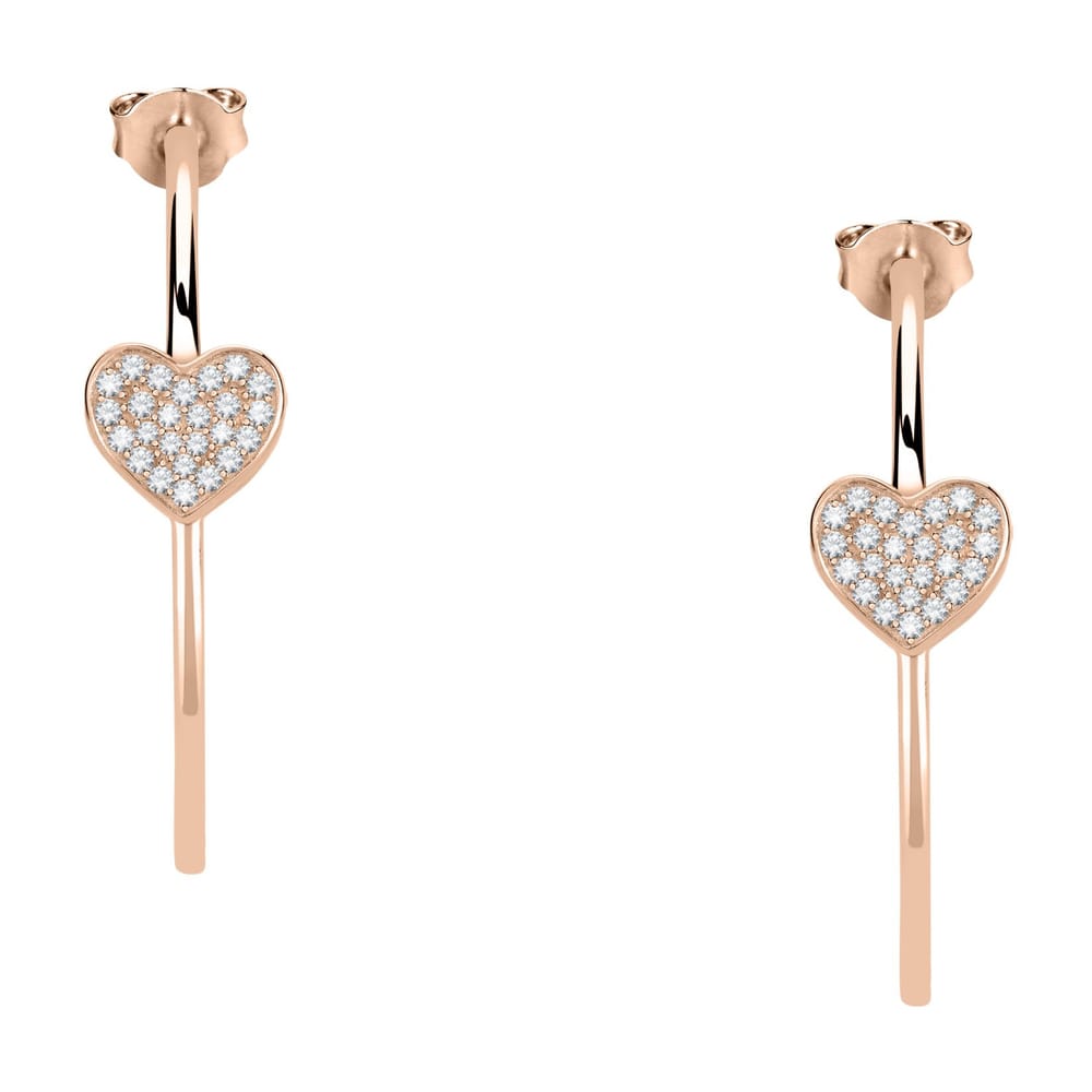 La Petite Story Orecchini A Cerchio - Creole In Argento, ⌀30mm