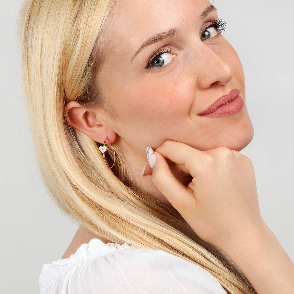 La Petite Story Orecchini A Cerchio - Creole In Argento, ⌀30mm