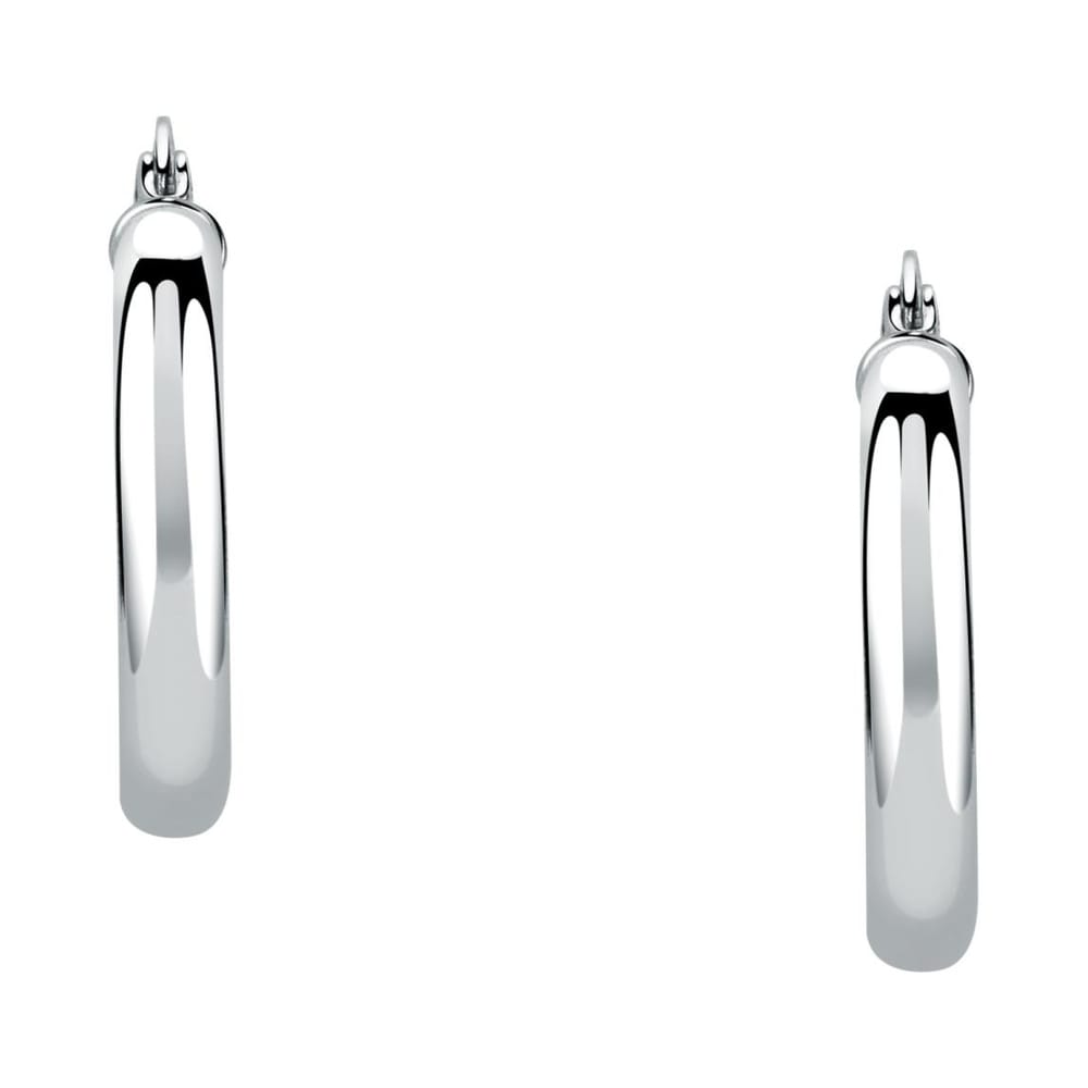 La Petite Story Orecchini A Cerchio - Creole In Argento, ⌀30mm