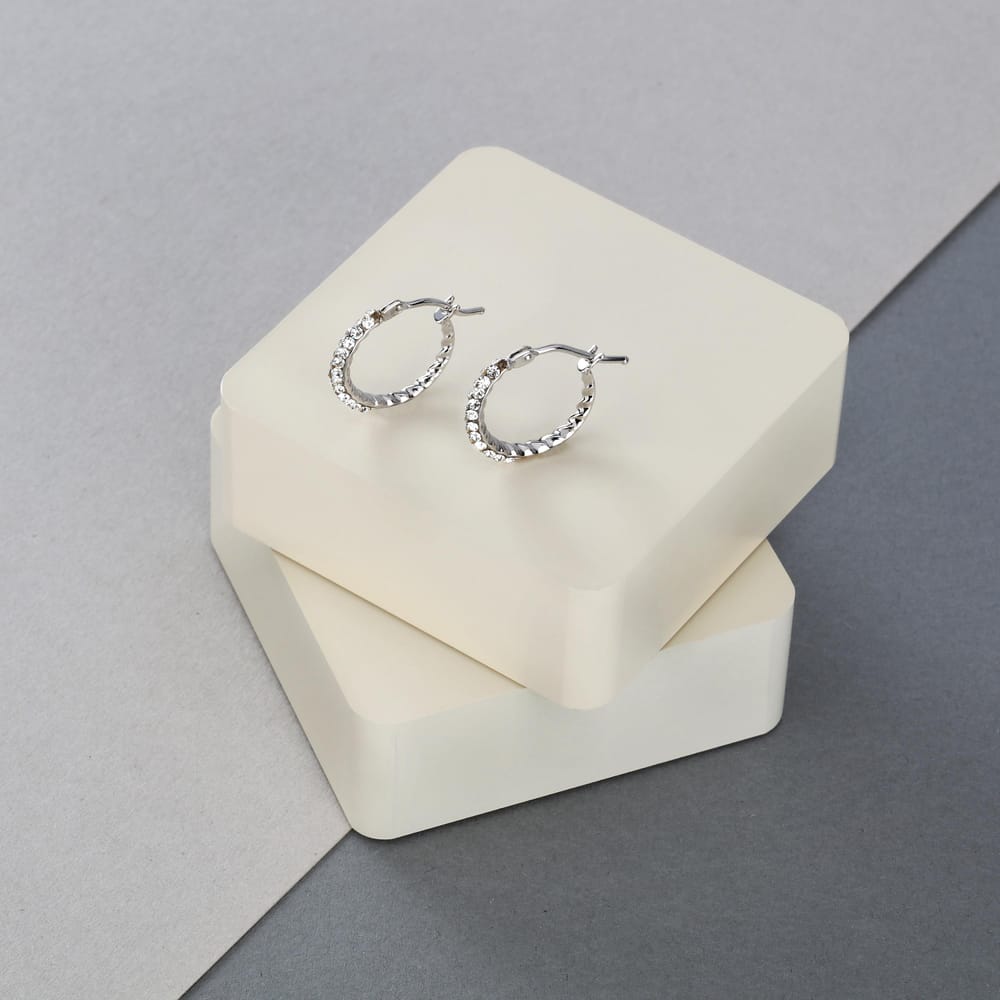 La Petite Story Orecchini A Cerchio - Creole In Oro, ⌀10mm