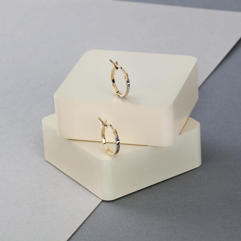 La Petite Story Orecchini A Cerchio - Creole In Oro, ⌀10mm