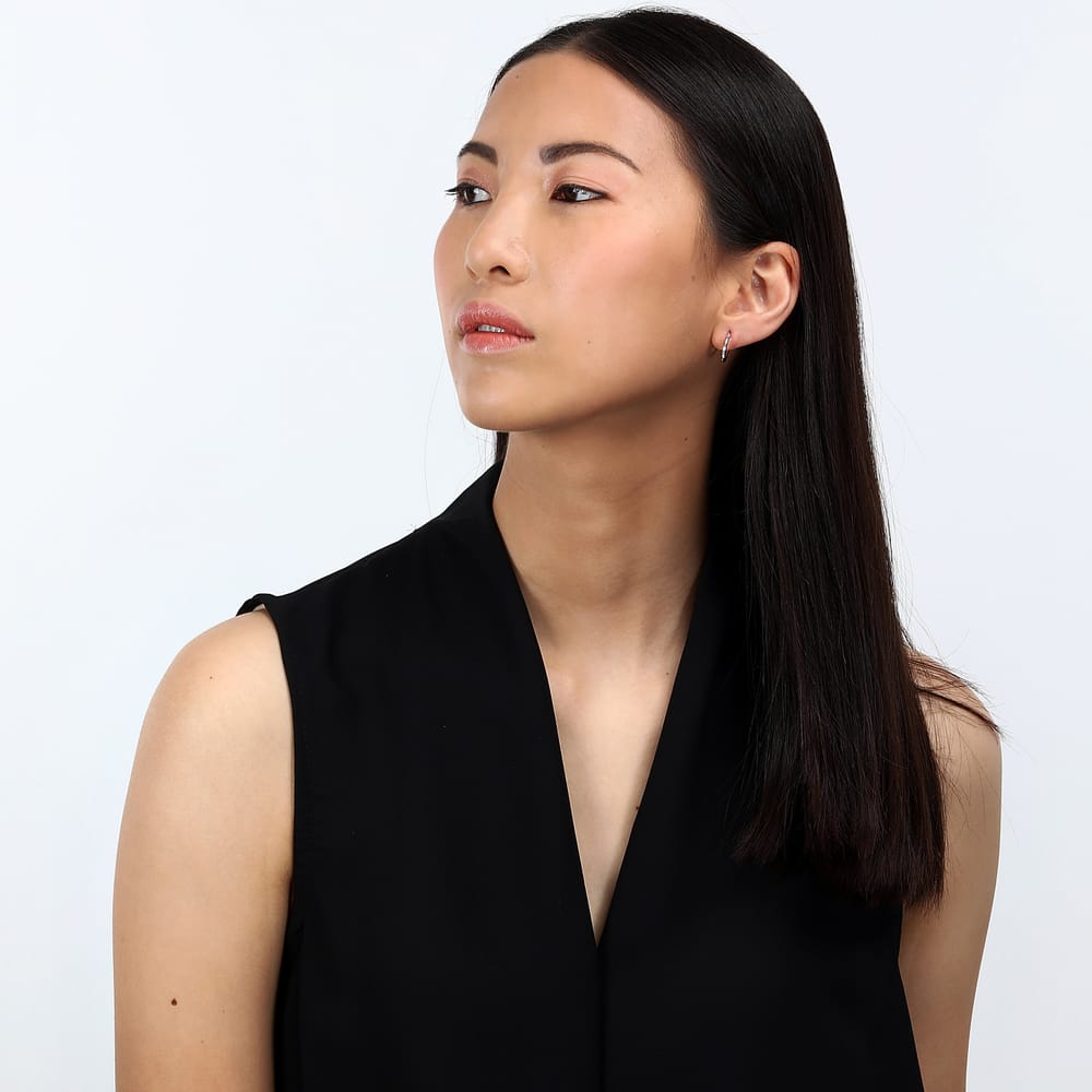 La Petite Story Orecchini A Cerchio - Creole In Oro, ⌀10mm