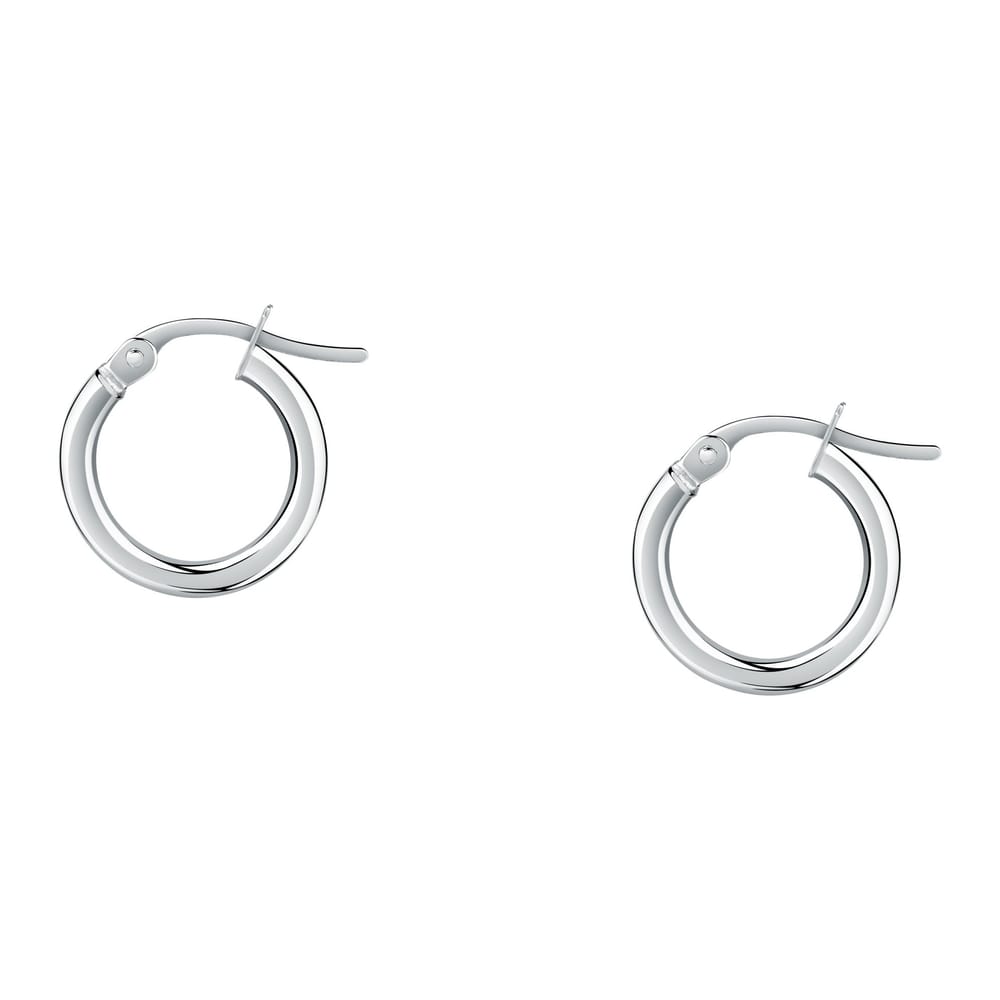 La Petite Story Orecchini A Cerchio - Creole In Oro, ⌀10mm