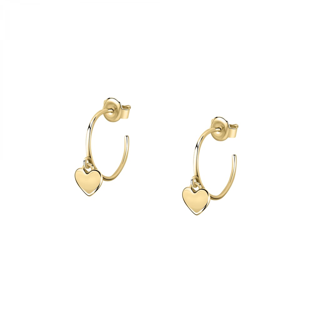 La Petite Story Orecchini a Cerchio - Creole in Oro, ⌀13mm