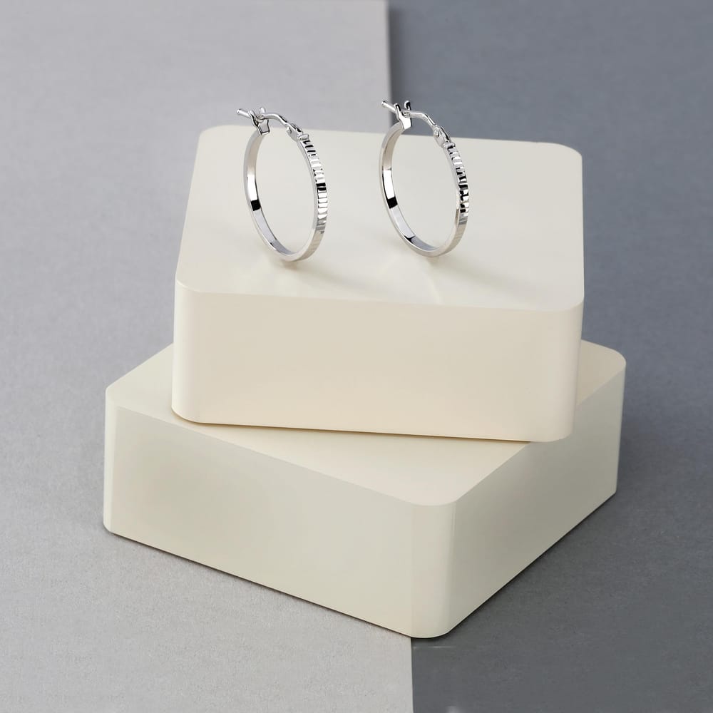 La Petite Story Orecchini A Cerchio - Creole In Oro, ⌀15mm