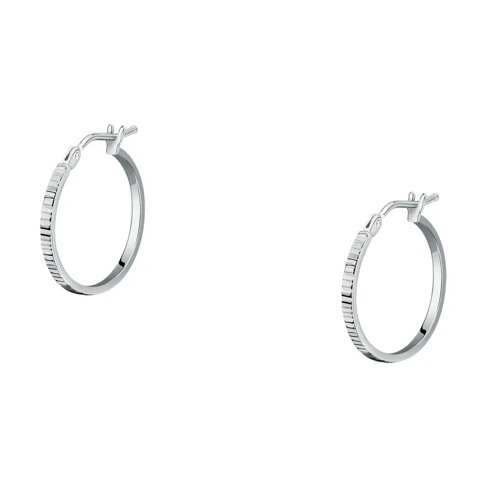 La Petite Story Orecchini a Cerchio - Creole in Oro, ⌀15mm