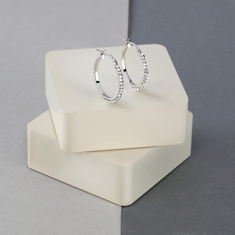 La Petite Story Orecchini A Cerchio - Creole In Oro, ⌀15mm