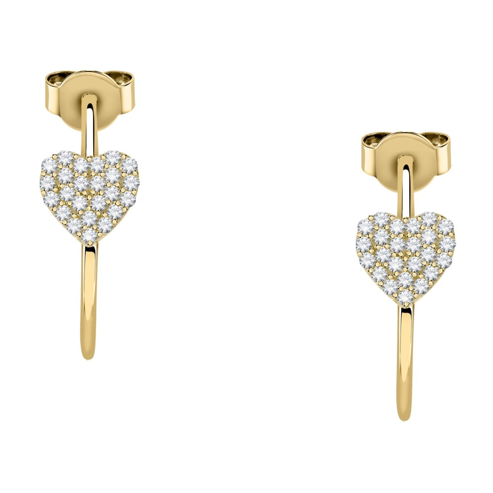 La Petite Story Orecchini A Cerchio - Creole In Oro, ⌀15mm